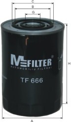 Масляный фильтр IVECO арт. TF 666